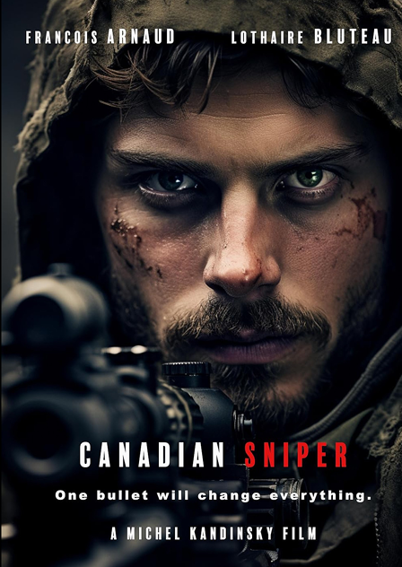 Canadian Sniper DVD featuring François Arnaud and Lothaire Bluteau, drama movie scene from the FilmClassicsonDVD collection.