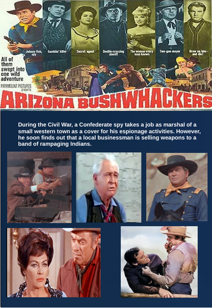 Arizona Bushwhackers on DVD, Drama, Howard Keel, Yvonne De Carlo