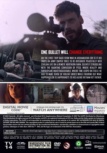 Canadian Sniper on DVD featuring François Arnaud and Lothaire Bluteau, drama movie from FilmClassicsOnDVD.