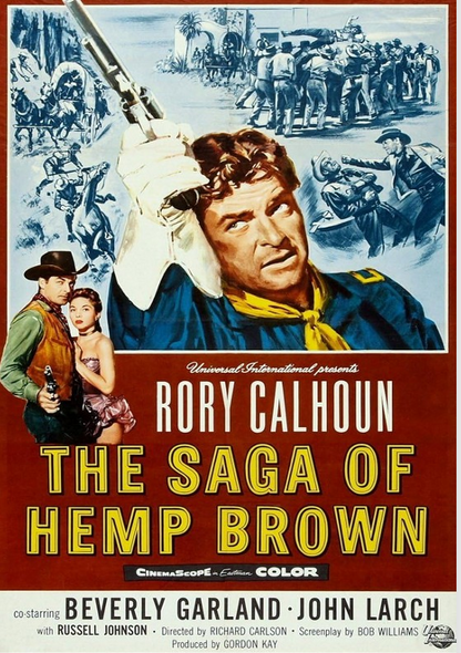 The Saga of Hemp Brown on DVD, Western, Rory Calhoun, Beverly Garland
