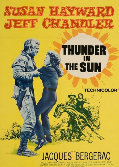 Thunder in the Sun on DVD,  Action, Susan Hayward, Jeff Chandler
