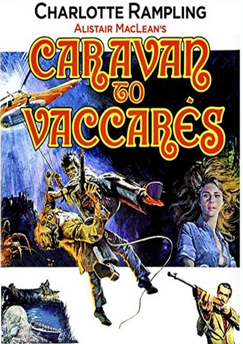 Screenshot from the DVD of Caravan to Vaccarès, an action movie featuring David Birney and Charlotte Rampling.