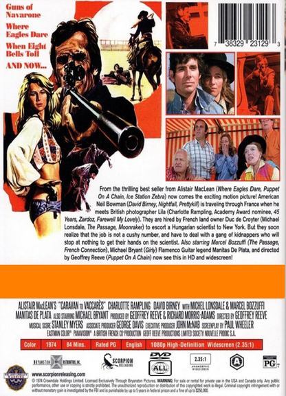 Caravan to Vaccarès on DVD, Action,  David Birney, Charlotte Rampling