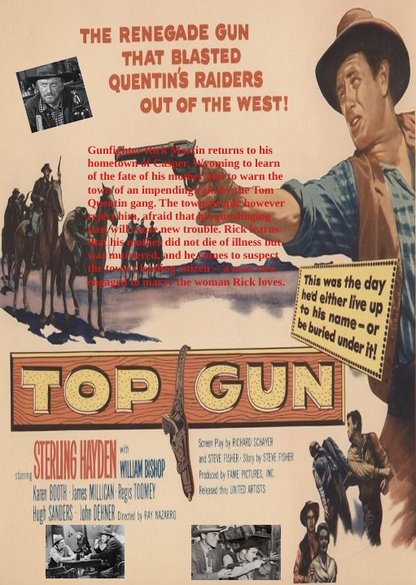 Top Gun 0n DVD,  Drama, Sterling Hayden, William Bishop
