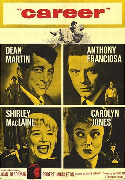Career on DVD, Drama, Dean Martin, Anthony Franciosa