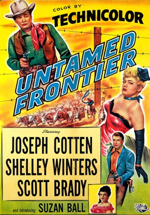 Untamed Frontier DVD featuring Joseph Cotten and Shelley Winters, a drama movie from FilmClassicsOnDVD.