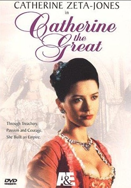 DVD cover of "Catherine the Great" featuring Catherine Zeta-Jones and Paul McGann, a historical biography movie by FilmClassicsOnDVD.