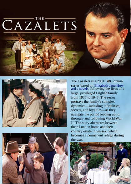 The Cazalets on DVD, Drama,  Hugh Bonneville, Stephen Dillane