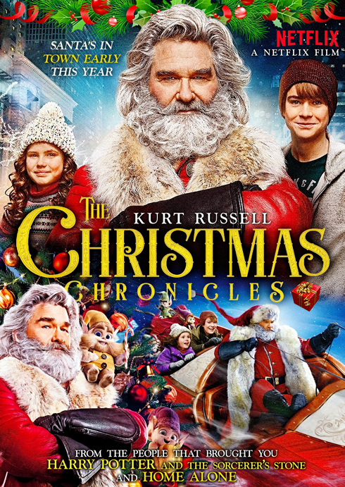DVD cover of The Christmas Chronicles featuring Kurt Russell and Darby Camp, from the Adventure movies collection.