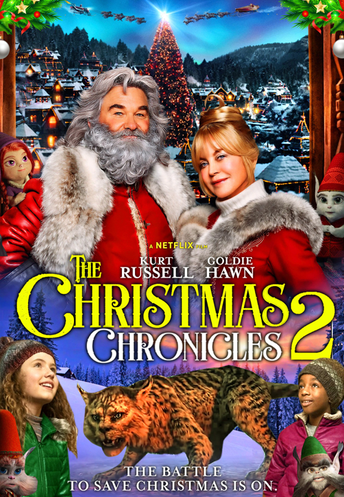 DVD cover image of The Christmas Chronicles Part Two featuring Kurt Russell and Goldie Hawn, from the Adventure movies collection.