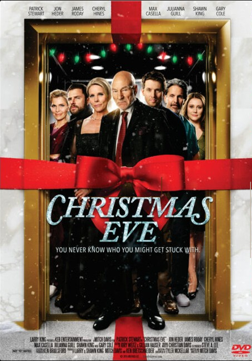 DVD cover of "Christmas Eve" comedy featuring Patrick Stewart and Jon Heder, from FilmClassicsOnDVD.