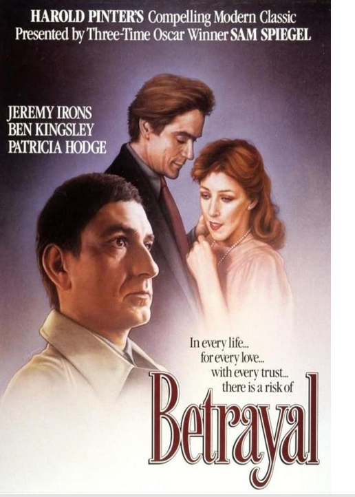 DVD cover of "Betrayal" drama featuring Jeremy Irons and Ben Kingsley, from FilmClassicsOnDVD.