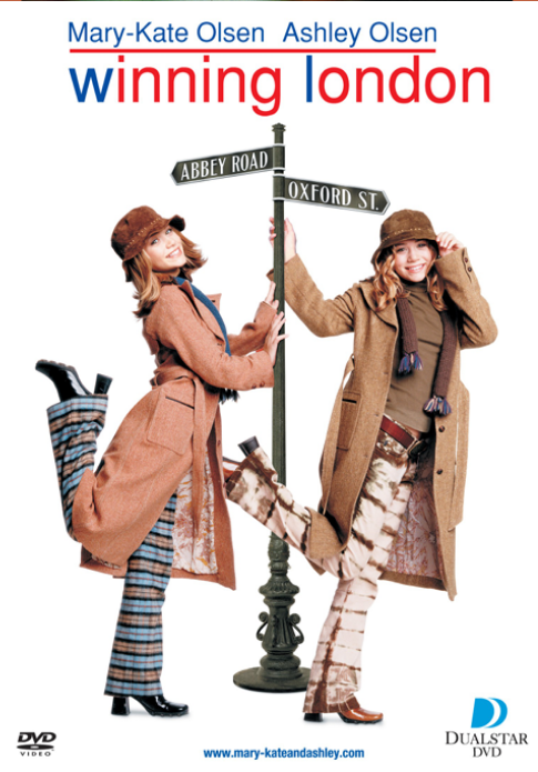 DVD cover of "Winning London" featuring Mary-Kate and Ashley Olsen, from the family movies and DVDs collection.