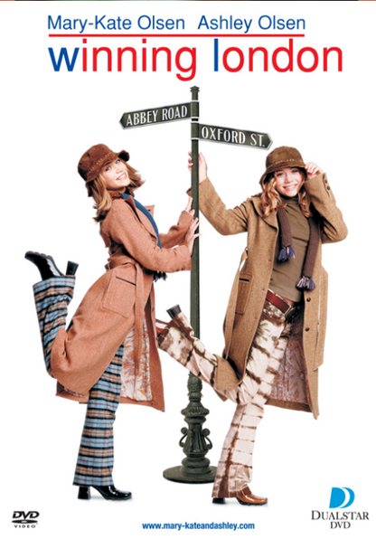 DVD cover of "Winning London" featuring Mary-Kate and Ashley Olsen, from the family movies and DVDs collection.