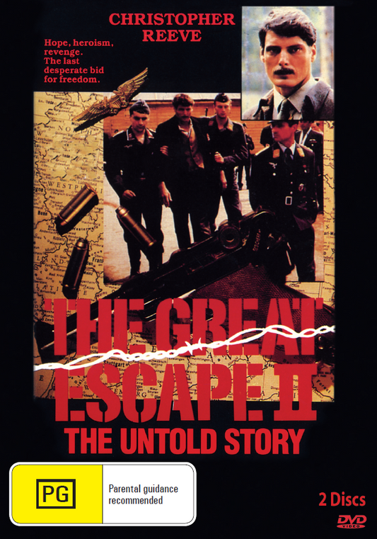 The Great Escape II : The Untold Story on DVD, Action, Christopher Reeve, Judd Hirsch