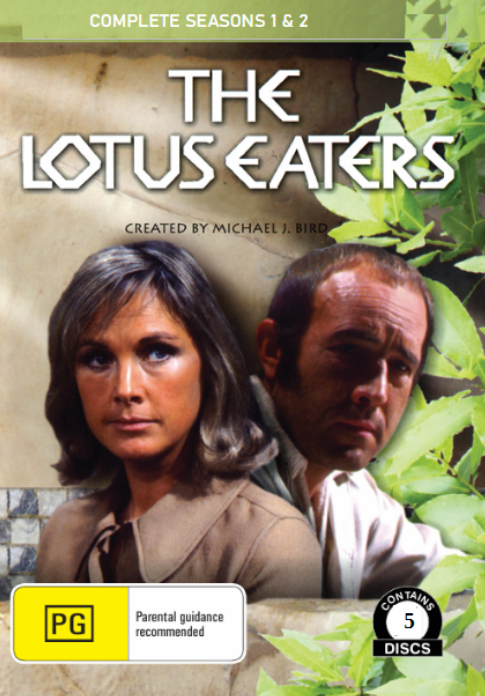 DVD set of The Lotus Eaters complete seasons 1 and 2, five-disc BBC series featuring drama and compelling storytelling.