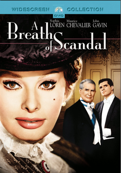 A Breath of Scandal on DVD, Drama, Sophia Loren, Maurice Chevalier
