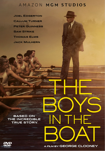 The Boys in the Boat DVD, USA Olympic Rowing Film