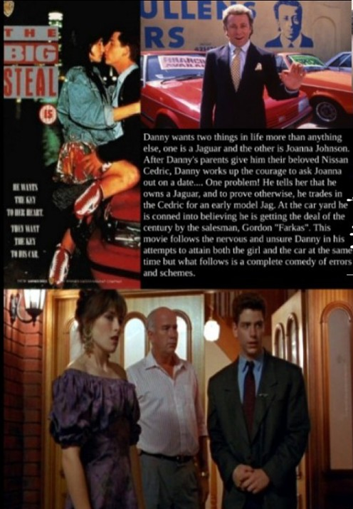 DVD cover of The Big Steal comedy movie featuring Ben Mendelsohn and Claudia Karvan, from FilmClassicsOnDVD.