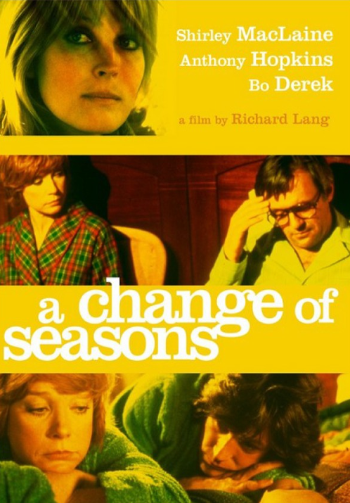 A Change of Seasons on DVD,  Comedy, Shirley MacLaine, Anthony Hopkins