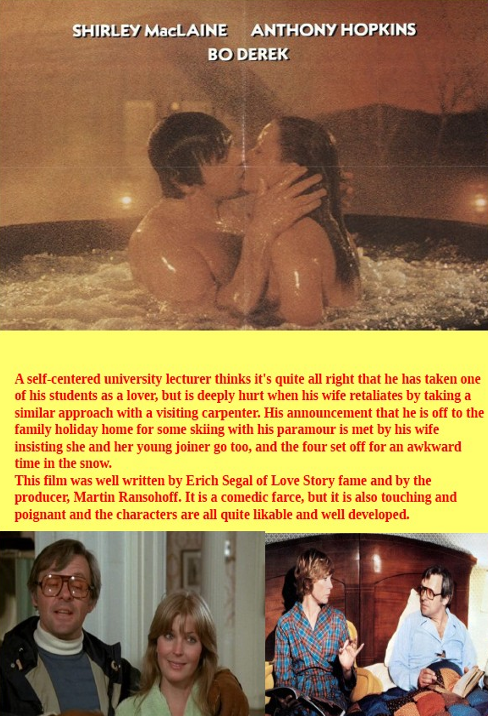 A Change of Seasons on DVD,  Comedy, Shirley MacLaine, Anthony Hopkins