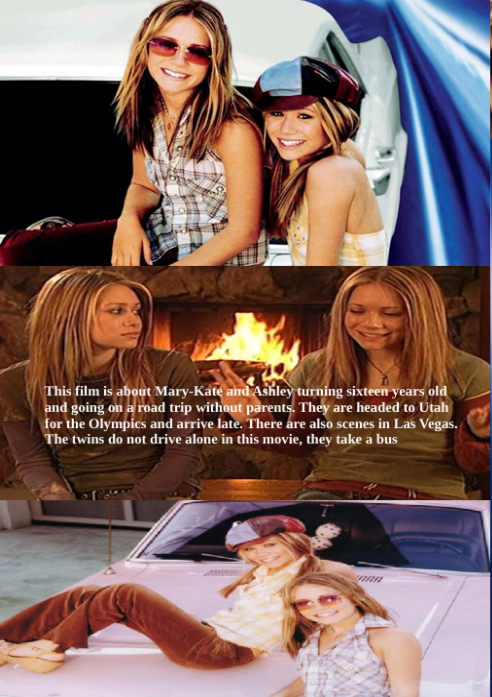 Getting There DVD featuring Mary-Kate and Ashley Olsen, family movie, DVD cover art with characters and title.