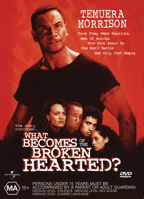 Screenshot from the DVD "What Becomes of the Broken Hearted?" featuring Temuera Morrison in a crime movie scene.