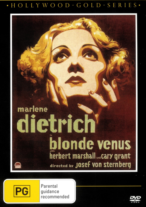 Blonde Venus DVD featuring Marlene Dietrich and Cary Grant, drama movie from FilmClassicsonDVD collection.