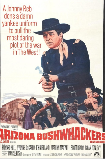 Arizona Bushwhackers on DVD, Drama, Howard Keel, Yvonne De Carlo
