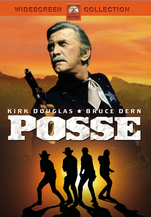 DVD cover of the drama "Posse" featuring Kirk Douglas and Bruce Dern, from the Movies & DVDs collection by FilmClassicsOnDVD.
