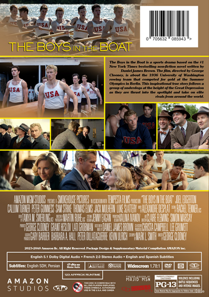 The Boys in the Boat on DVD, Drama, Joel Edgerton, Callum Turner