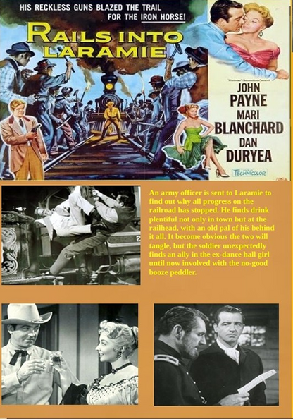 Rails Into Laramie on DVD, Drama, John Payne, Mari Blanchard