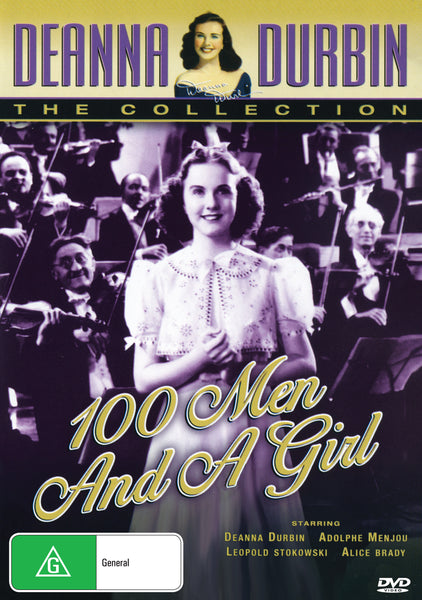 Buy Online One Hundred Men and a Girl (1937) - DVD - Deanna Durbin, Adolphe Menjou | Best Shop for Old classic and hard to find movies on DVD - Timeless Classic DVD