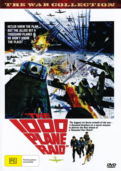 Buy Online The 1000 Plane Raid (1969) - DVD - Christopher George, Laraine Stephens | Best Shop for Old classic and hard to find movies on DVD - Timeless Classic DVD