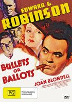 Buy Online Bullets or Ballots (1936) - DVD  - Edward G. Robinson, Joan Blondell | Best Shop for Old classic and hard to find movies on DVD - Timeless Classic DVD