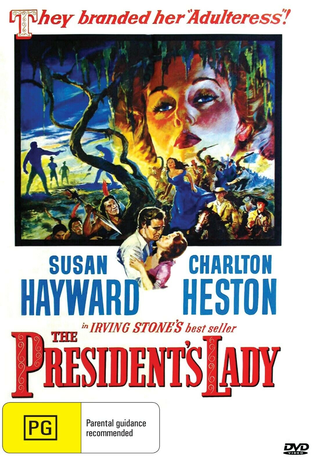Buy Online The President's Lady  -  DVD -  Susan Hayward, Charlton Heston | Best Shop for Old classic and hard to find movies on DVD - Timeless Classic DVD