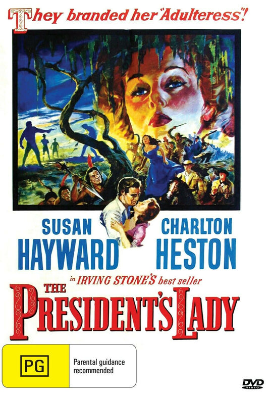 Buy Online The President's Lady  -  DVD -  Susan Hayward, Charlton Heston | Best Shop for Old classic and hard to find movies on DVD - Timeless Classic DVD