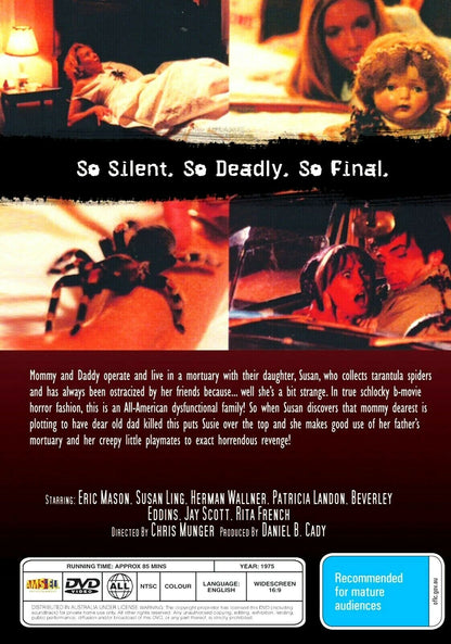 Buy Online Kiss of the Tarantula - DVD - Ernesto Macias, Suzanna Ling | Best Shop for Old classic and hard to find movies on DVD - Timeless Classic DVD