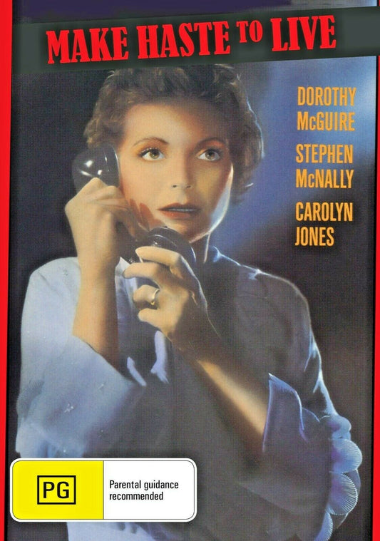 Buy Online Make Haste to Live (1954) - DVD - Dorothy McGuire, Stephen McNally | Best Shop for Old classic and hard to find movies on DVD - Timeless Classic DVD