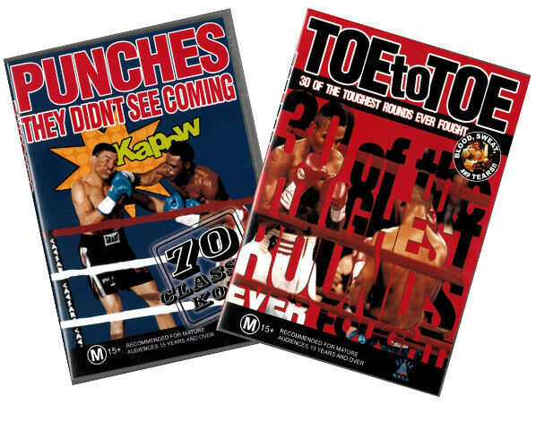 Buy Online Punches They Didn't See Coming / Toe to Toe - 2 Boxing DVD set | Best Shop for Old classic and hard to find movies on DVD - Timeless Classic DVD
