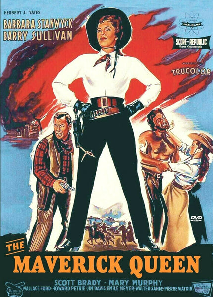 Buy Online The Maverick Queen - DVD - Barbara Stanwyck, Scott Brady - WESTERN | Best Shop for Old classic and hard to find movies on DVD - Timeless Classic DVD