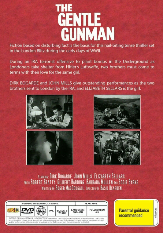 Buy Online The Gentle Gunman - DVD - John Mills, Dirk Bogarde | Best Shop for Old classic and hard to find movies on DVD - Timeless Classic DVD