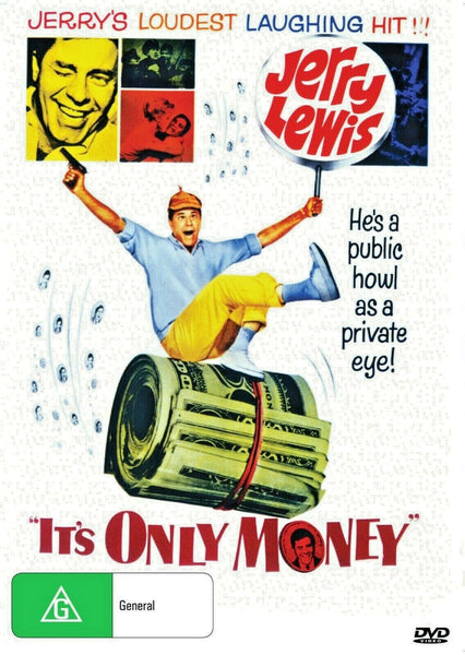 Buy Online It's Only Money (1962) - DVD - NEW - Jerry Lewis | Best Shop for Old classic and hard to find movies on DVD - Timeless Classic DVD