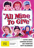 Buy Online All Mine to Give (1957) - DVD - NEW - Glynis Johns, Cameron Mitchell | Best Shop for Old classic and hard to find movies on DVD - Timeless Classic DVD
