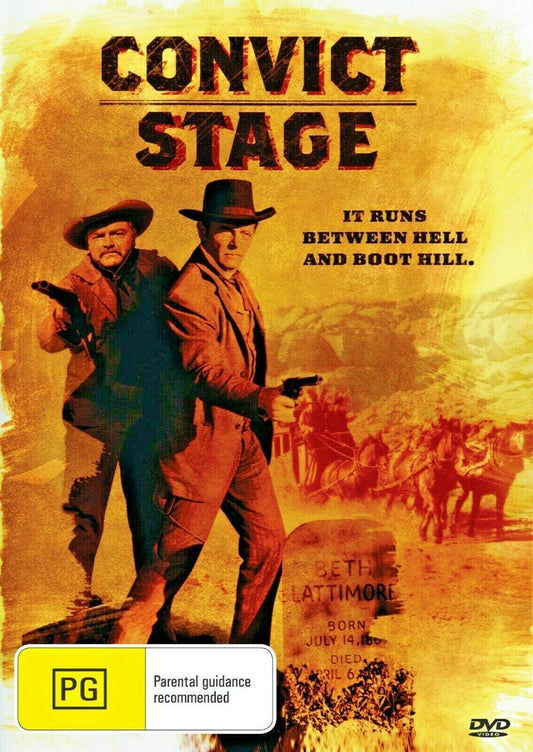 Buy Online Convict Stage (1965) - DVD  - Harry Lauter, Don 'Red' Barry - WESTERN | Best Shop for Old classic and hard to find movies on DVD - Timeless Classic DVD