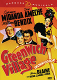 Buy Online Greenwich Village  - DVD -  Carmen Miranda, Don Ameche | Best Shop for Old classic and hard to find movies on DVD - Timeless Classic DVD