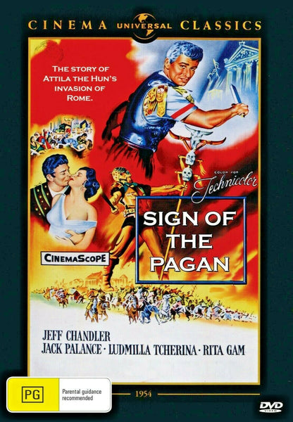 Buy Online Sign of the Pagan  - DVD - Jeff Chandler, Jack Palance | Best Shop for Old classic and hard to find movies on DVD - Timeless Classic DVD