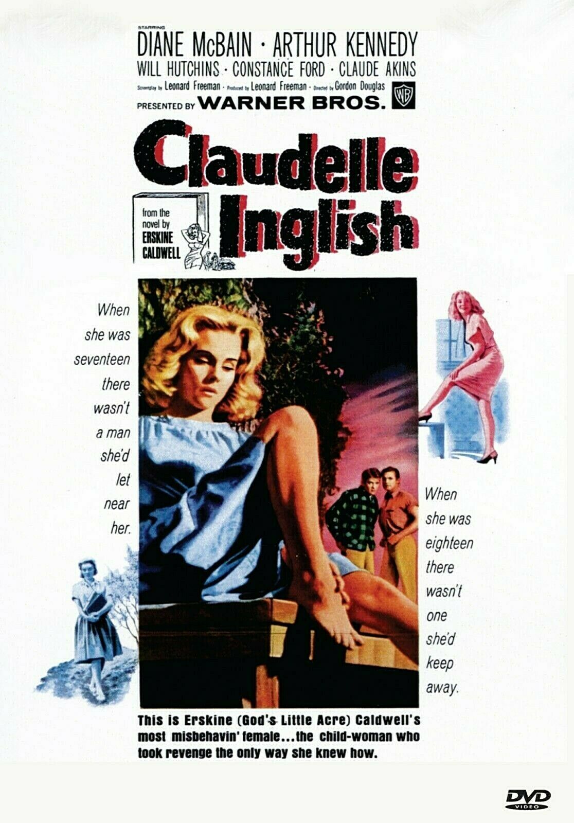 Buy Online Claudelle Inglish (1961) - DVD  - Diane McBain, Arthur Kennedy | Best Shop for Old classic and hard to find movies on DVD - Timeless Classic DVD