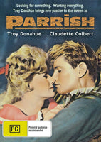 Buy Online Parrish (1961) - DVD - NEW - Claudette Colbert, Troy Donahue | Best Shop for Old classic and hard to find movies on DVD - Timeless Classic DVD