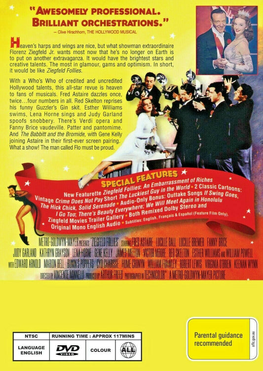 Buy Online Ziegfeld Follies (1945) - DVD  - William Powell, Judy Garland, Lucille Ball | Best Shop for Old classic and hard to find movies on DVD - Timeless Classic DVD
